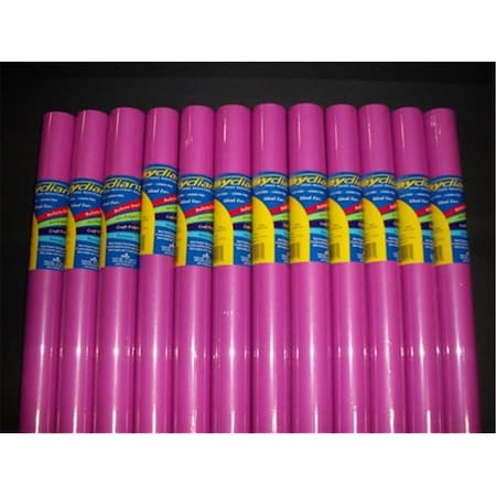 Plushdeluxe Raydiant Fade Resistant Art Rolls - Magenta - 18in. x 50ft, 12PK PL3732120